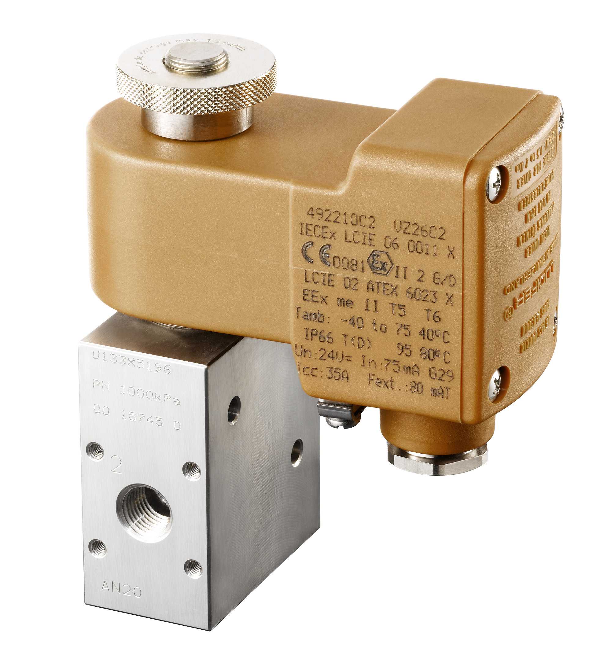 Parker Lucifer solenoid valves for offshore, marine, industry and land terminals